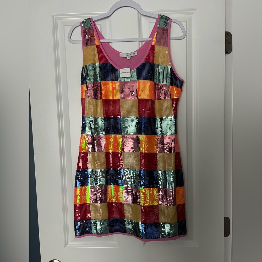 Endless Rose Checkered Sequined Dress!!